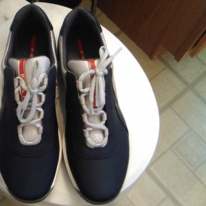 Prada shoes (blue USA size 11)